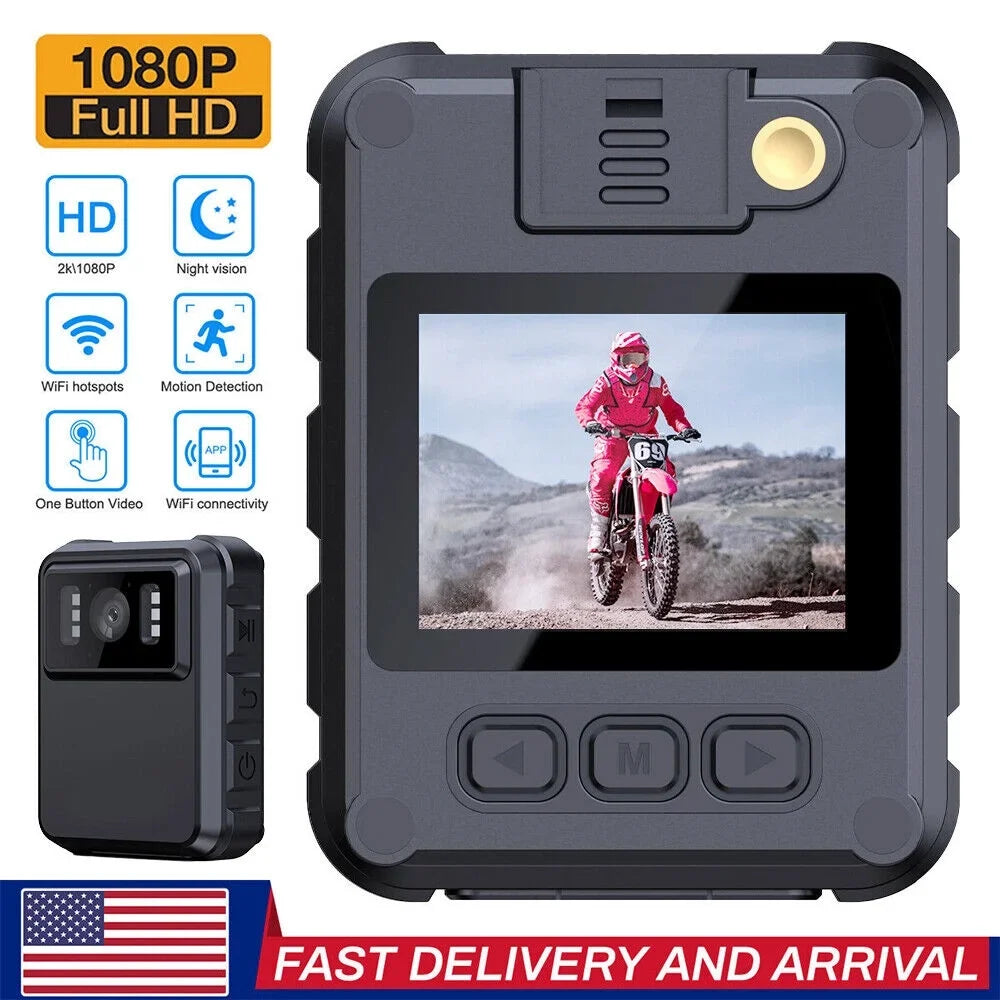 Jahy2Tech Full Colour 2"  Screen Black WiFi Action Helmet Cam 1080P  300W Camcorder  Waterproof Support 128G Memory Loop Record