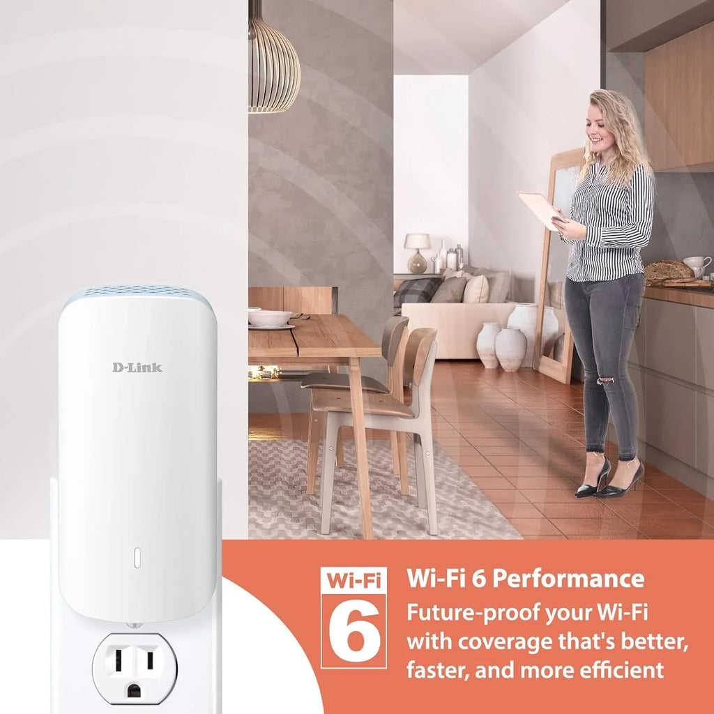 '-Link  Mesh WiFi 6 Range Extender | 1x Gigabit  Port |  | Cover up to 2300 Sq. ft ()