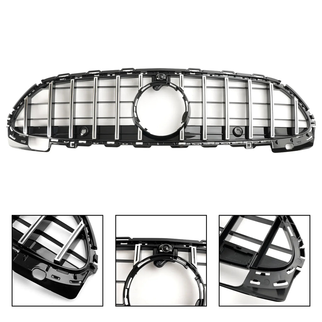 Style Front Bumper Grille Grill /Camera fit for Mercedes Benz  2022-2023