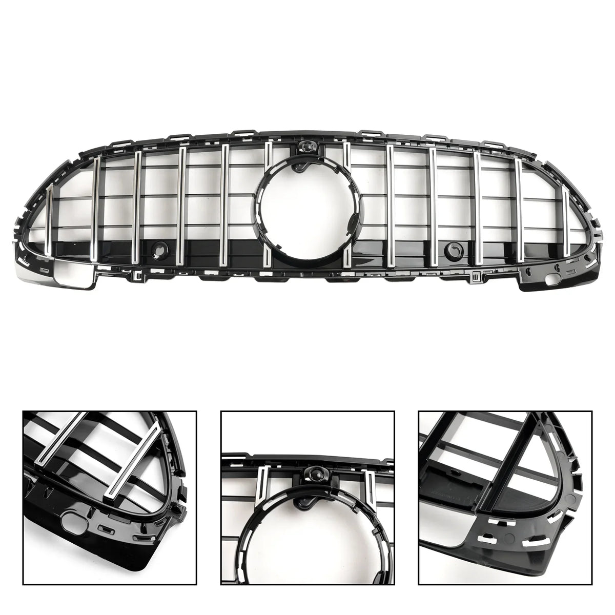 Style Front Bumper Grille Grill /Camera fit for Mercedes Benz  2022-2023
