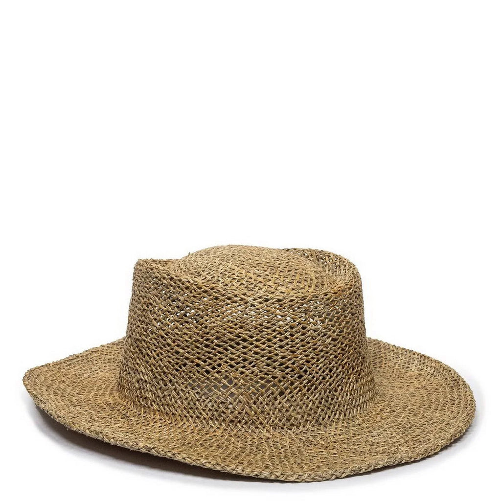 Outdoor Cap -100 Gambler Straw Hat-Natural