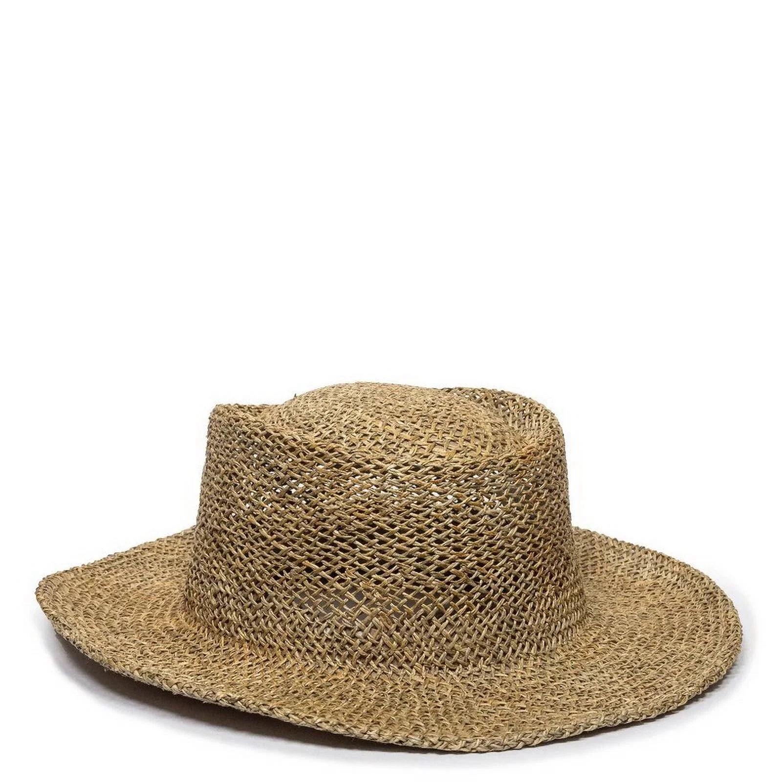 Outdoor Cap -100 Gambler Straw Hat-Natural