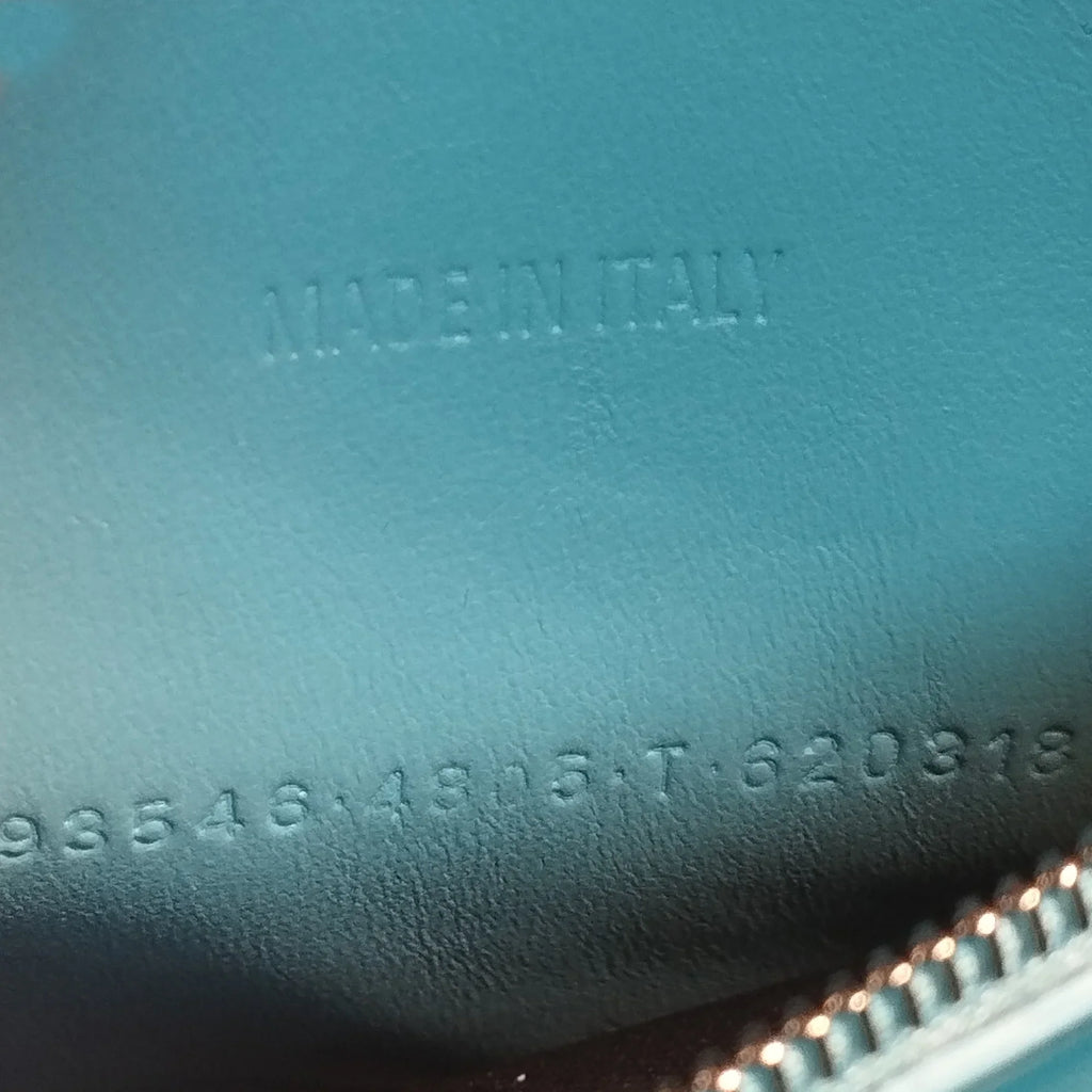 Pre-Owned Authenticated Balenciaga Hourglass  Satchel Calf Leather Blue Unisex (Good)