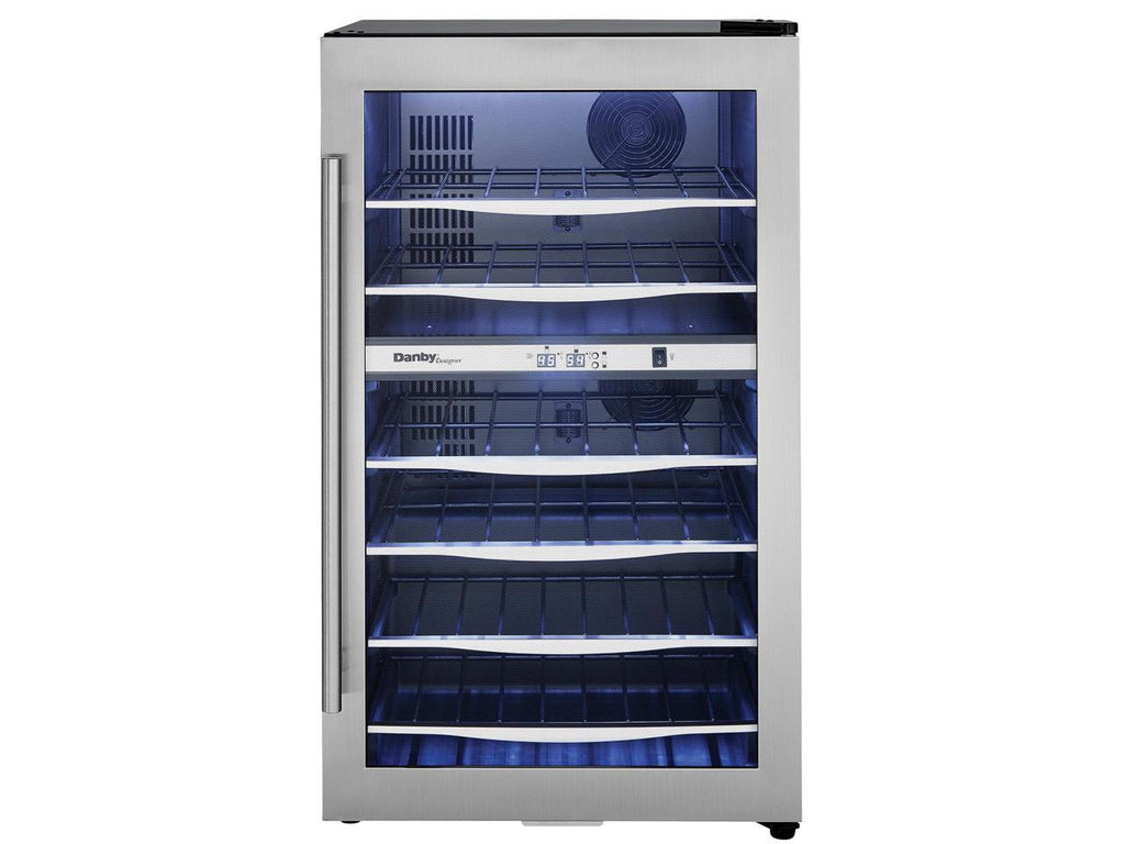 Danby Designer  38 Bottle Compact  Light Refrigerator Wine Cooler