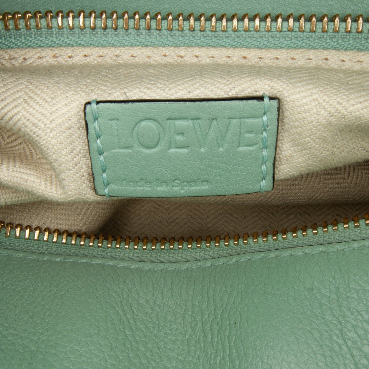Pre-Owned Authenticated  Medium Puzzle Satchel Calf Leather Green Unisex (Good)