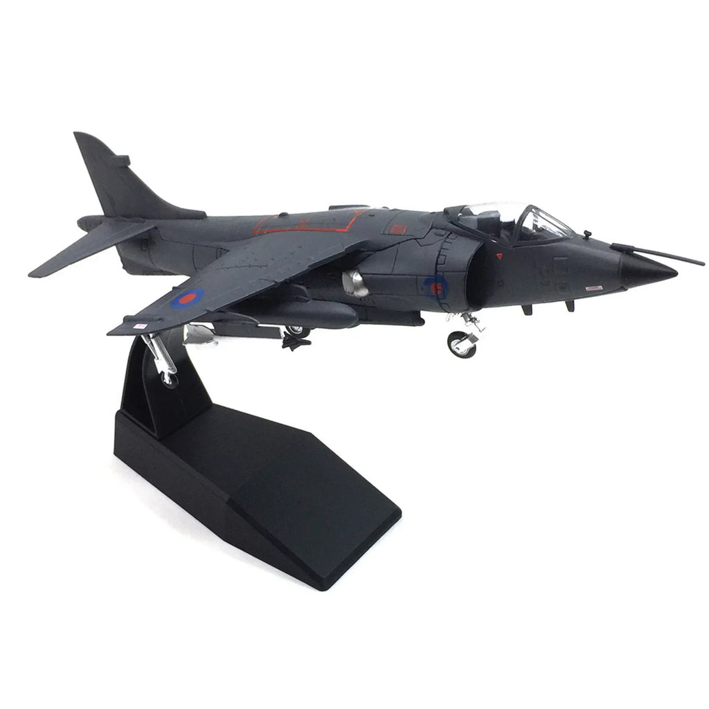 1:72  Air Force 1982 Sea Harrier Jet Fighter Model Military Fighter Aircraft Model Alloy Simulation Collection Display