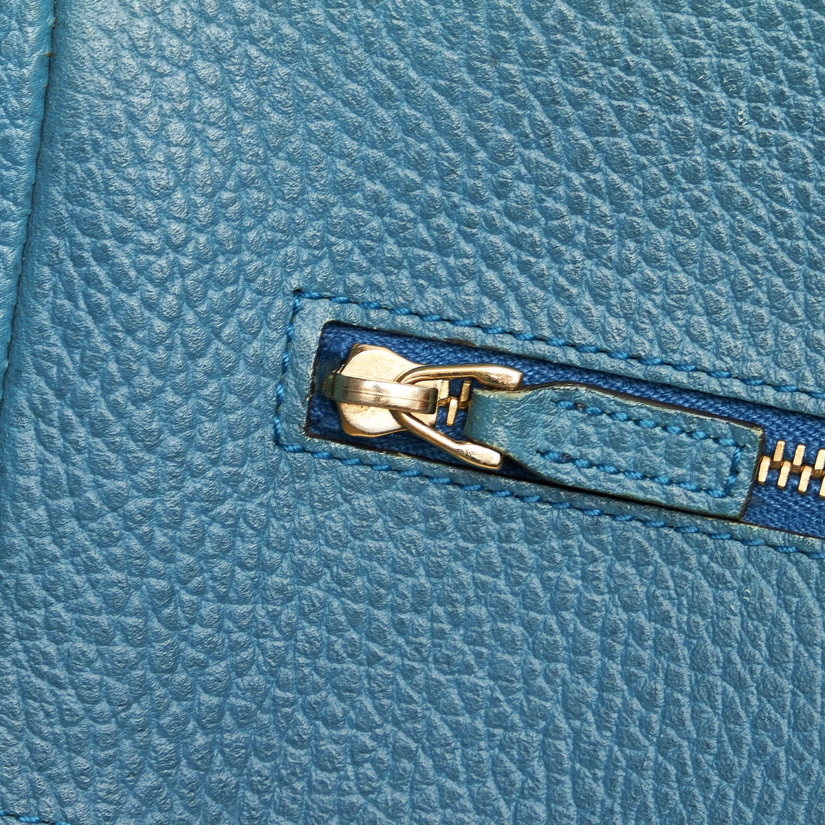 Pre-Owned Authenticated Gucci Medium Swing Tote Bag Calf Leather Blue Women (Good)