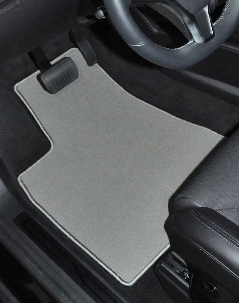 Grey Classic Carpet Car Mats / Floor Mats, Custom Fit for 2011, 2012, 2013, 2014, 2015, 2016, 2017 - Driver & Passenger Mats