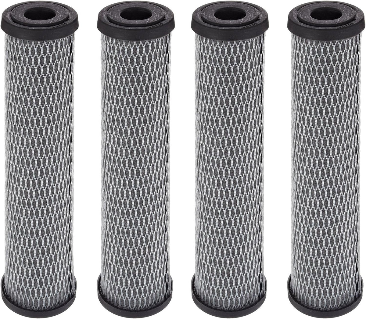 Pentek  Carbon Filter Cartridge, 9-3/4 x 2-1/2, 5 Micron (4, 1 Pack)
