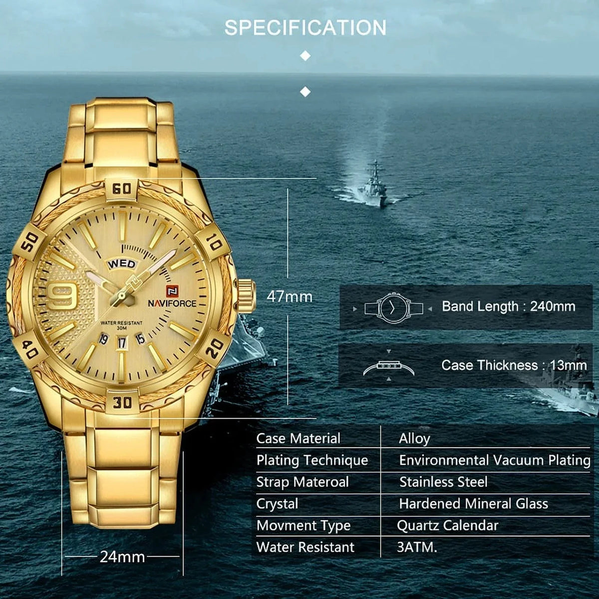 Luxury Brand Men's WristWatch Original Fashion Quartz Classic Watches For Men Waterproof Business Steel Band Clock Man