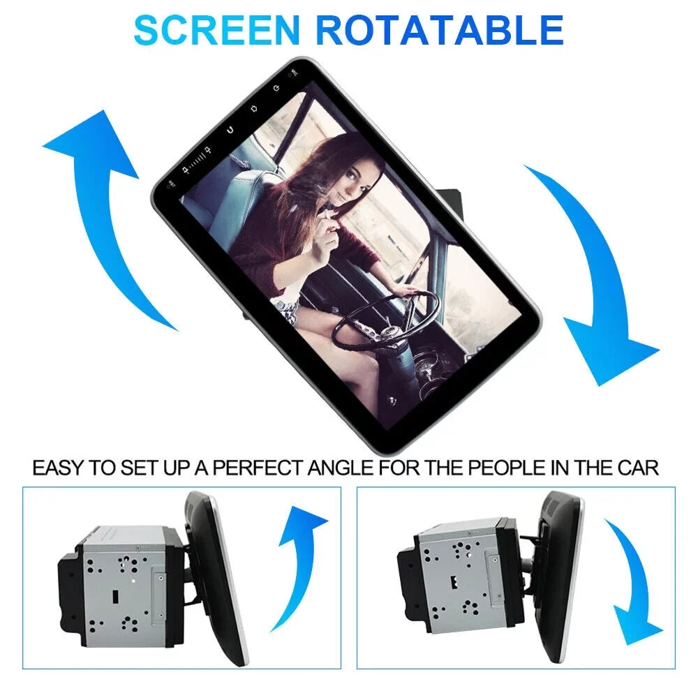 Jahy2Tech 10 Inch On-Board Android 9.1  Wifi Dual Din Touch Screen Player Navigation