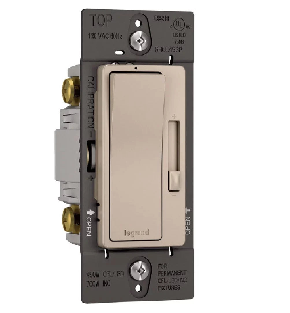 Legrand  Radiant Slide Dimmer Switch, 15 Amp, Each