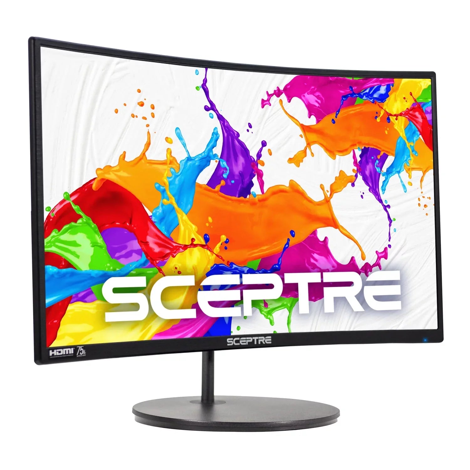 Sceptre -1920R 24" Curved 75Hz Gaming  Monitor Full  1080P  DisplayPort  Speakers Ultra Thin Metal Black