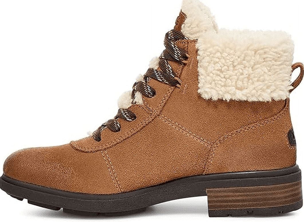 Women's Harrison Cozy Lace-Up Waterproof Fashion Boot - Chestnut - Size 6
