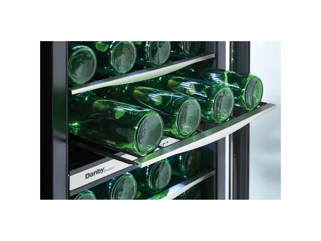 Danby Designer  38 Bottle Compact  Light Refrigerator Wine Cooler