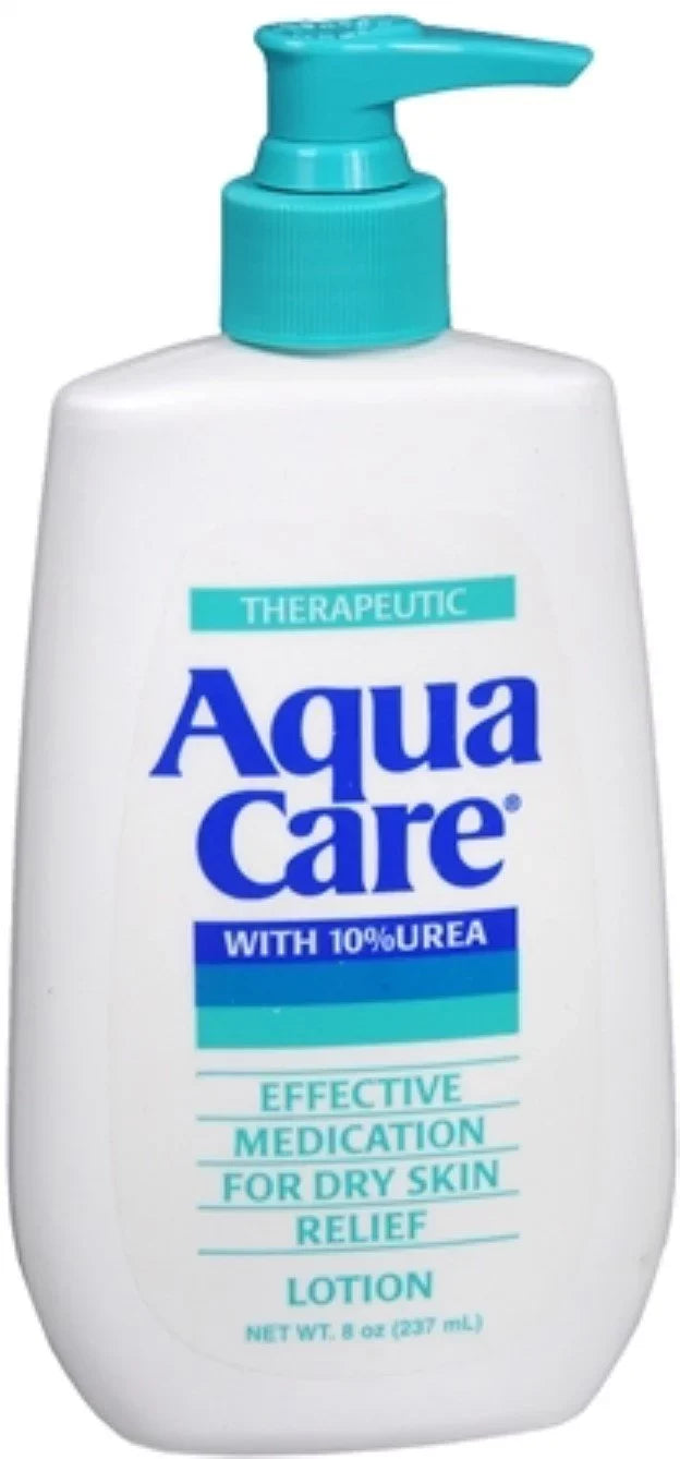 Aqua Care Lotion w/10% Urea Effective Medication Skin Relief 8 oz, 4-Pack