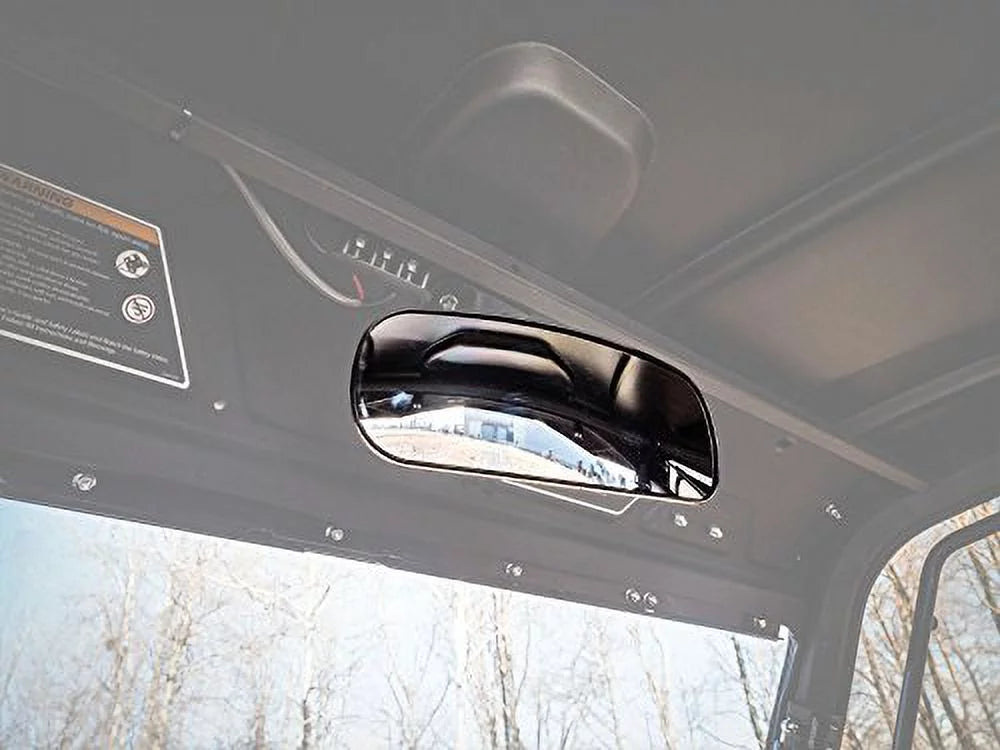 SuperATV  Rear View Mirror for Can|Am Defender  5 /  8 /  10 /  (see fitment)|Fully Adjustable|Can Am Rear View Mirror Measures 10.25" x 4"|Perfect for Work or Play|---001-02