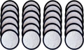 24-Mr. Coffee Replacement Charcoal Water Filter Disk for Most Mister Coffee Machine Brewers, White