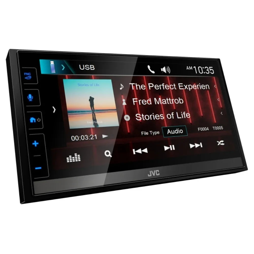 New  - 6.8" Shallow-Chassis Multimedia Receiver w/ Backup Bullet Camera