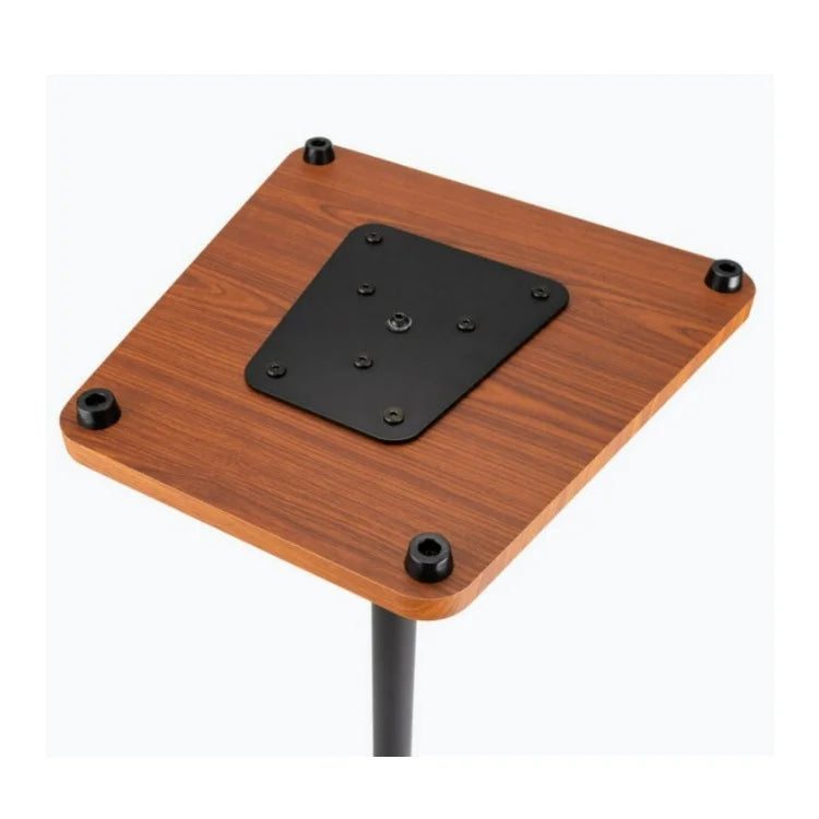On Stage  Wood Studio Height Adjustable Non-Slip Monitor Stands (2-Pack, Rosewood)