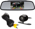 4.3"   Car Rear View Mirror Monitor Kit + Waterproof Mini Backup Reverse Reversing Camera 170°for Car/Vehicle