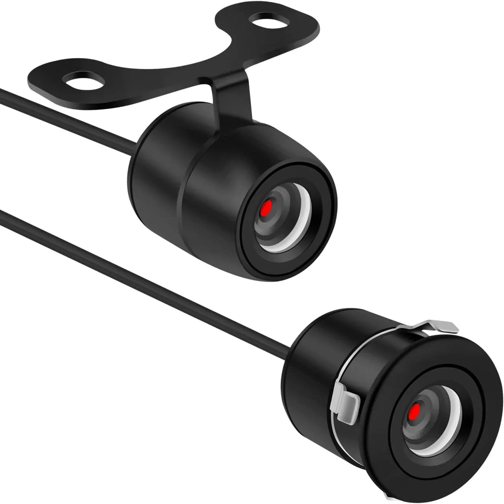 Car Reverse Backup Camera - [ Night Vision] [170°Wide Angle] Front Side Rear View Camera with Dual Purpose Design -