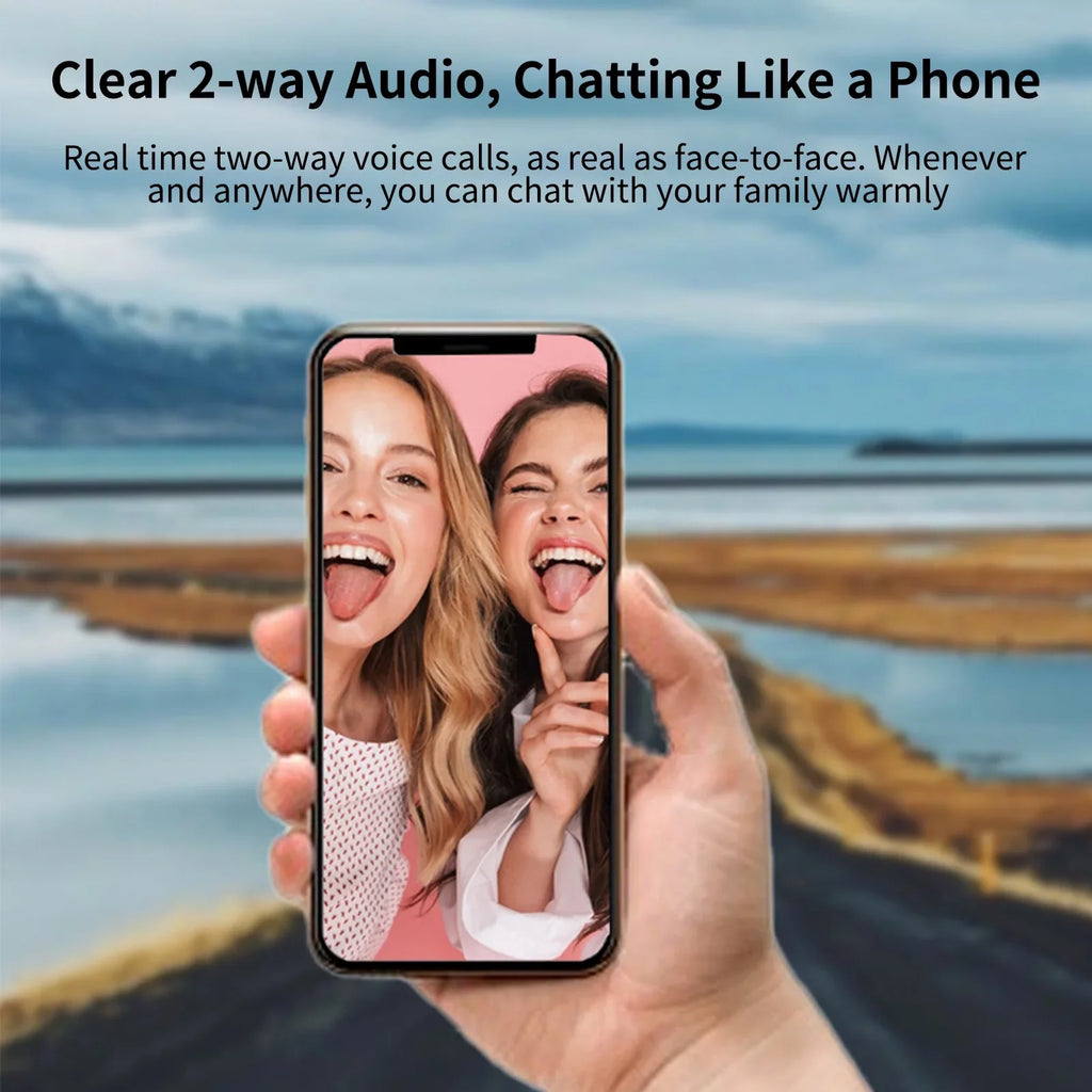 Andoer 4G 1080P WiFi Folding Solar Camera Home Camera with  Motion Detects Long Standby 2-Way Audio  Waterproof with Rechargeable Battery Compatible with Mobile Phone Computer