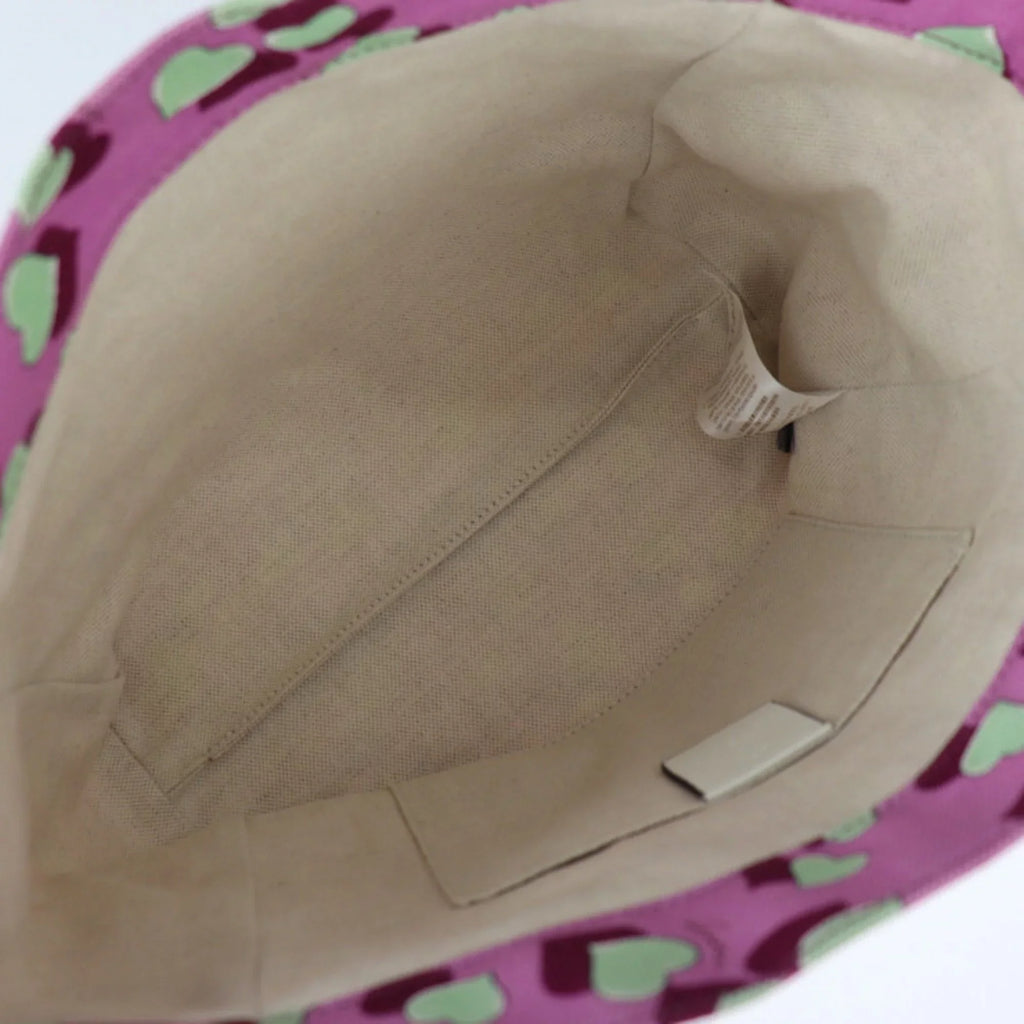 Pre-Owned  Gucci Baby Heart Tote Bag Children's Handbag 284721 Canvas Leather Pink Series Multicolor (Good)