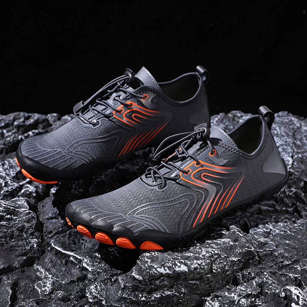 AdBFJAF Mens Sneakers 11 Wide Slip on Outdoor Couple Men Waterproof Mountaineering Casual Sport Shoes Lace Up Beach Running Breathable Soft Bottom Shoes