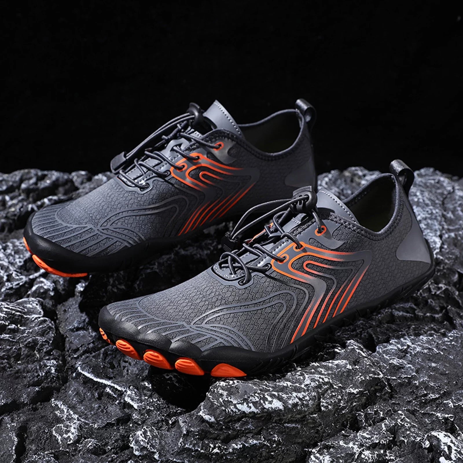 AdBFJAF Mens Sneakers 11 Wide Slip on Outdoor Couple Men Waterproof Mountaineering Casual Sport Shoes Lace Up Beach Running Breathable Soft Bottom Shoes