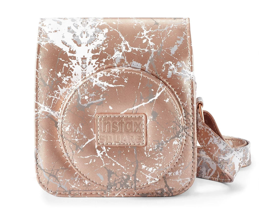 Fujifilm Instax Square  Camera Case, Blush Gold Marble