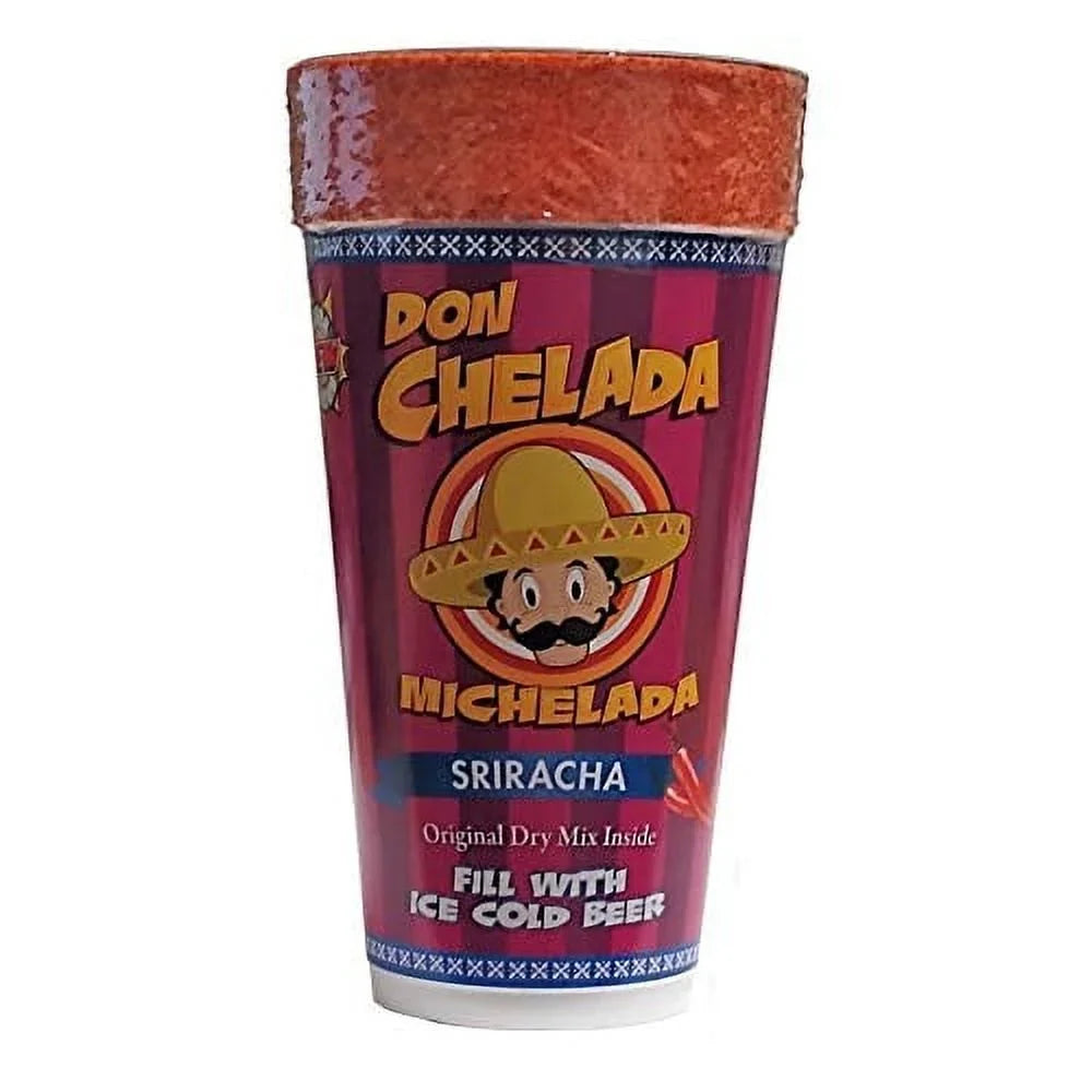 Don Chelada Michelada Sriracha Cup, 1 Pack Of 24 Cups