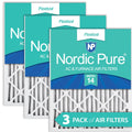Nordic Pure 16x30x2 Pleated  14 Air Filters 3 Pack