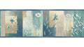 Chesapeake Bonnard Turquoise Colorblock Floral Border