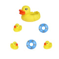 Bath Toys Magnetic Fishing Games Baby Bath Toys, Wind-up Swimming Fish Duck Whale Toys Floating Pool Bathtub Water Toys for Toddlers Kids