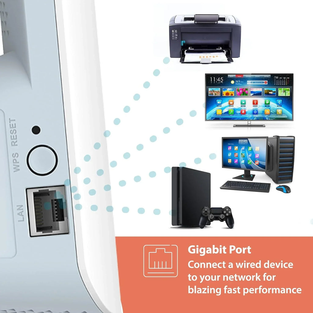 '-Link  Mesh WiFi 6 Range Extender | 1x Gigabit  Port |  | Cover up to 2300 Sq. ft ()
