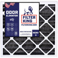 Filter King 14x22x1 Air Filter | 4- | Carbon  8  Pleated / Furnace Filters |    | Actual Size: 14 x 22 x .75"