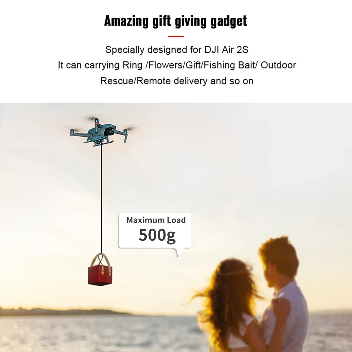 Transport Dispenser,With Air 2s/ Air 2 Drop Compatible With Professional And Drop 2s/ Mavic Bait And Drop Compatible Rescue Proposal Mavic 2 Bait Dsfen Eryue Huiop Qinquan