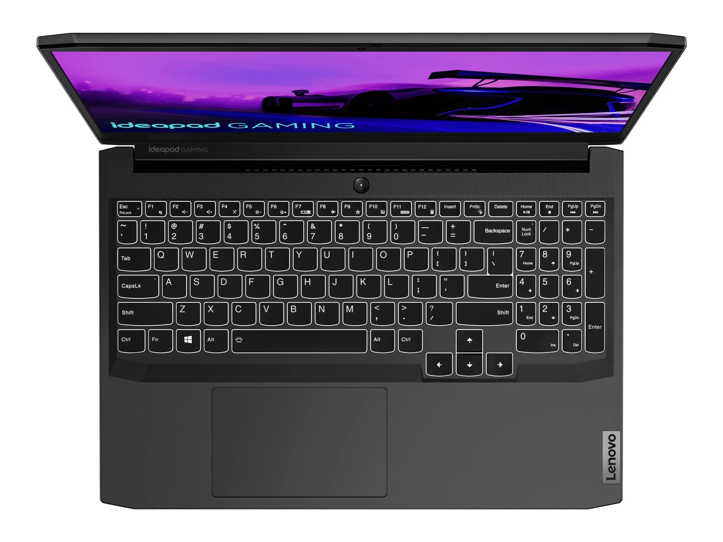 Lenovo IdeaPad Gaming 3 15ACH6 82K2 - 180-degree hinge design -  Ryzen 5 5600H / 3.3 GHz - Win 11 Home -   3050 Ti  - 8   - 512   NVMe,  - 15.6"  1920 x 1080 (Full ) @ 120 Hz - Wi-Fi 6 - shadow black - kbd: