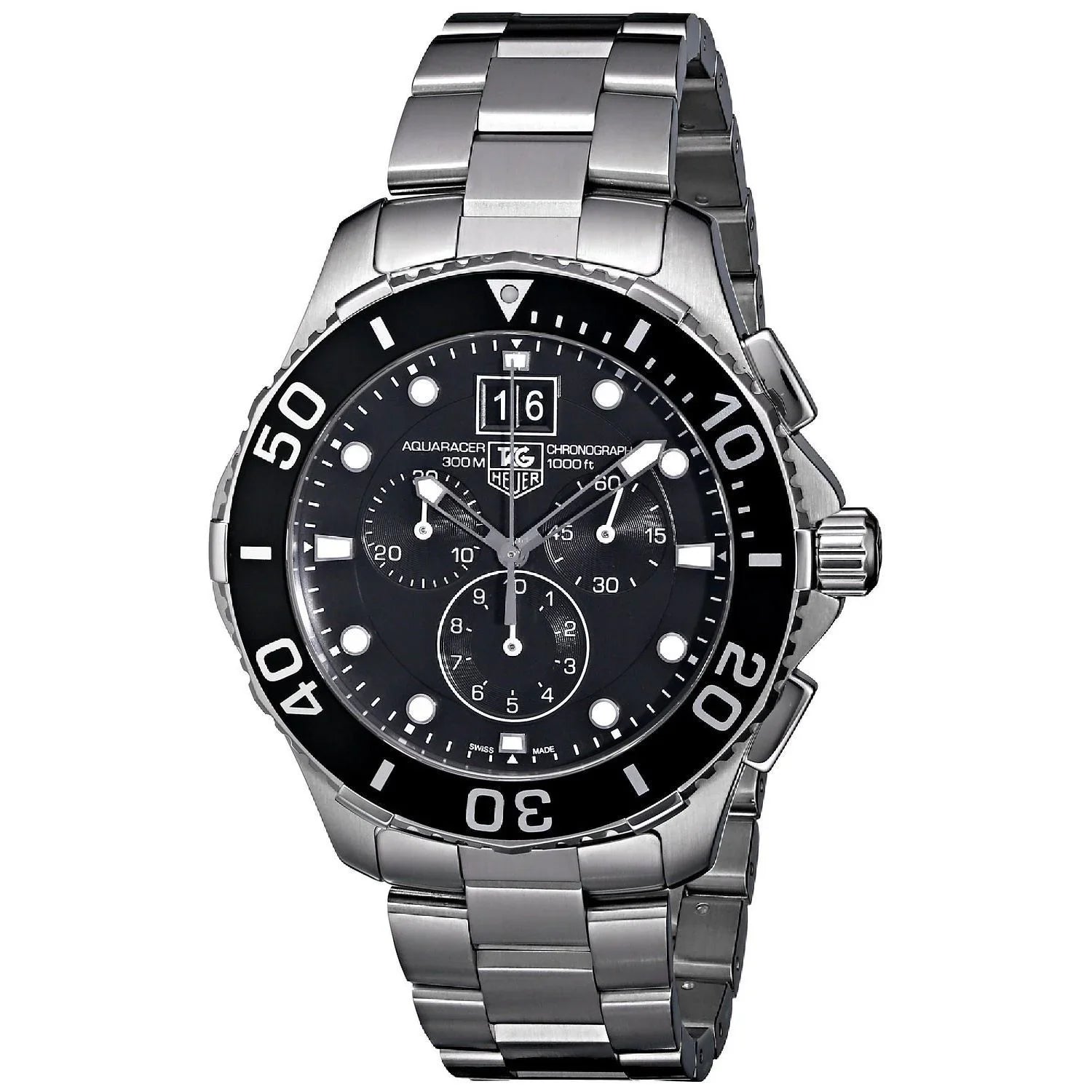 Tag Heuer  Men's . 'Aquaracer' Chronograph Stainless Steel Watch