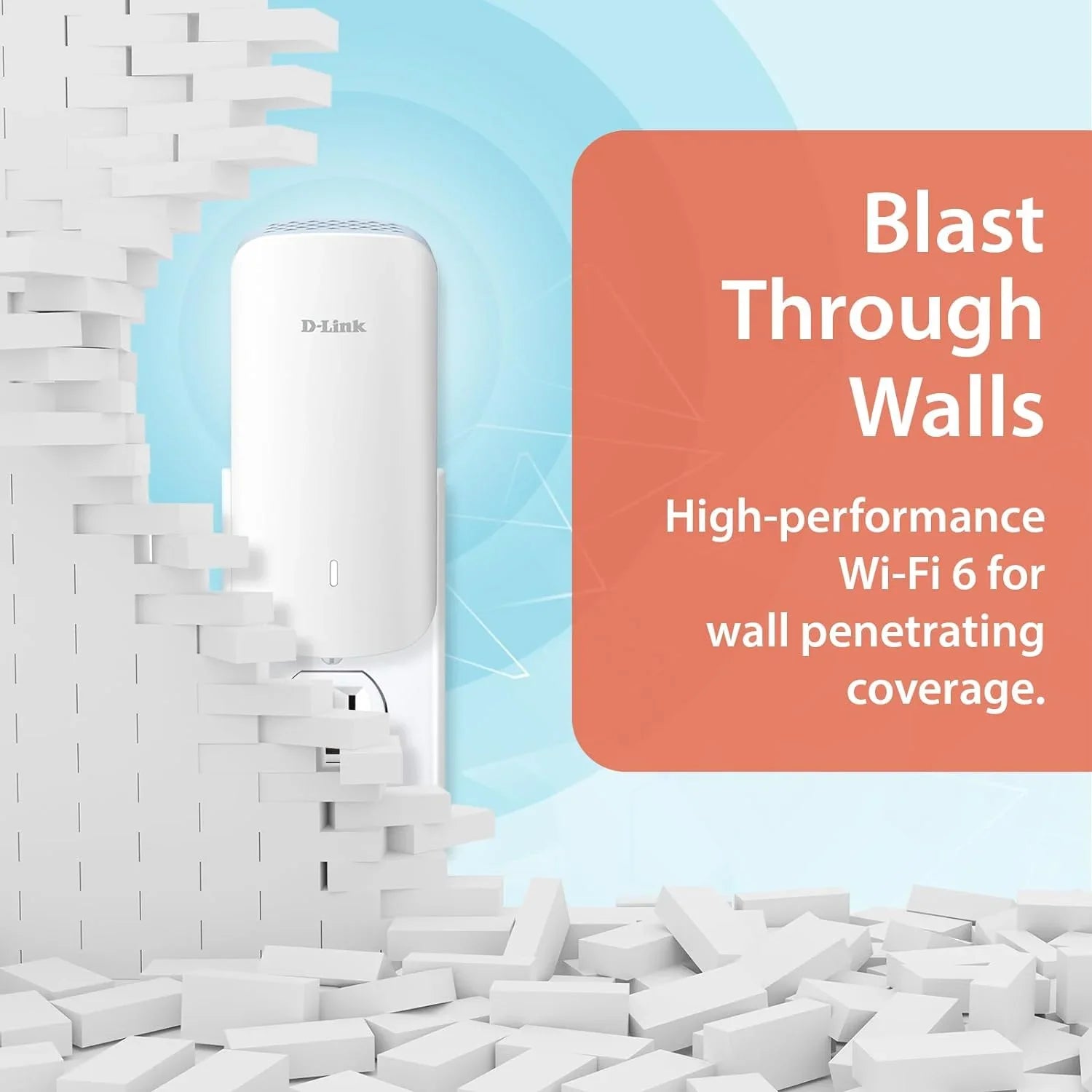 '-Link  Mesh WiFi 6 Range Extender | 1x Gigabit  Port |  | Cover up to 2300 Sq. ft ()