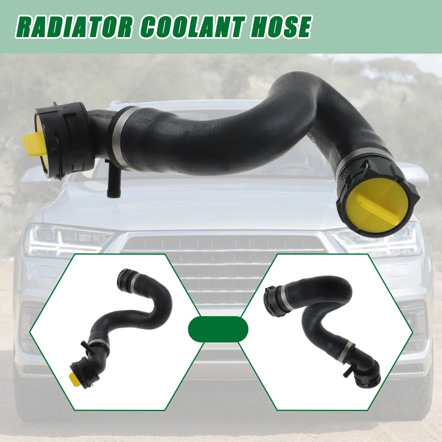 Radiator Upper Coolant Duct Tube Line for 2010-2016 Audi  7L8122101D