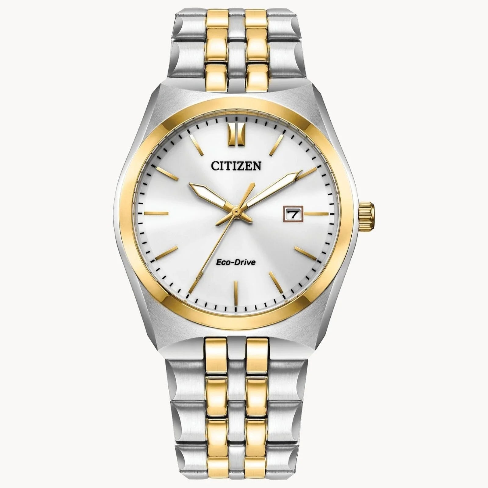 Citizen Corso White Dial Two-tone Men's Watch -58B