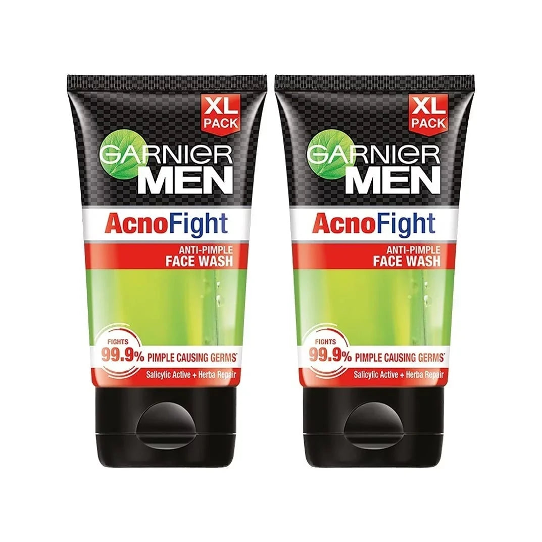 Garnier Men, Anti-Pimple Face Wash, Repairs Skin & Balances 150g (Pack of 2)