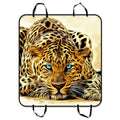 Special Effect Leopard With Authentical Blue Eyes Wild Animal Print Pet Car Seat Cover Dog Car Seat Mat Hammock Cargo Mat Trunk Mat For Cars Trucks and  54x60 inches