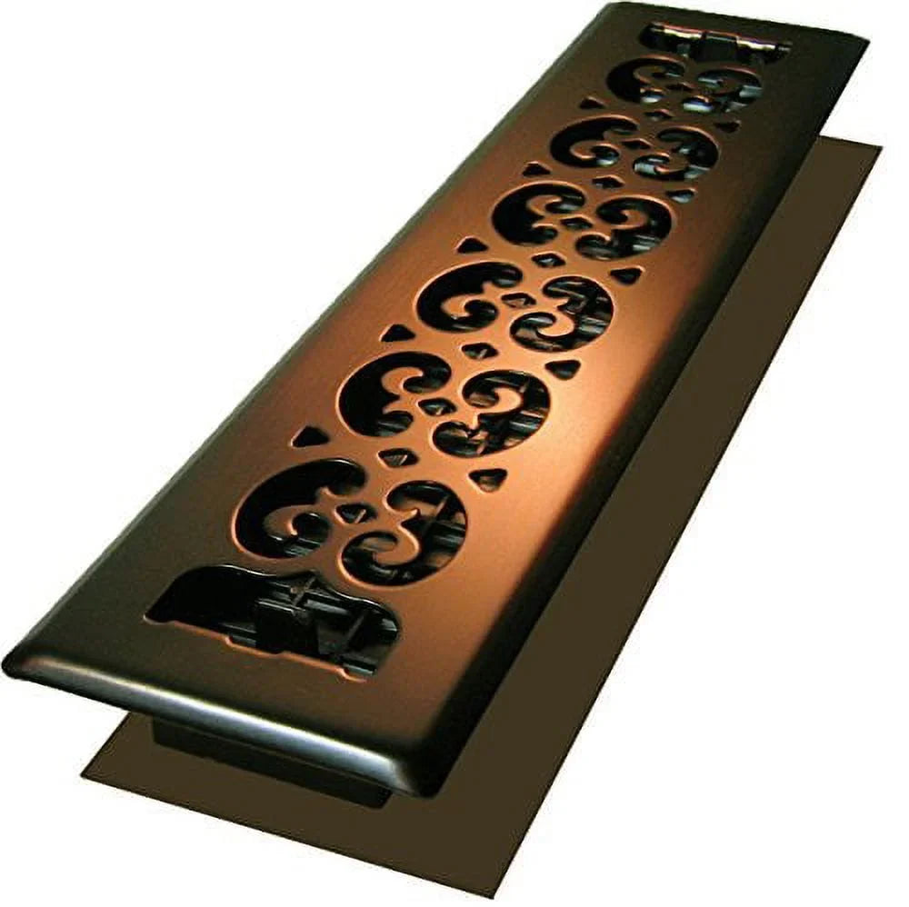Decor Grates - Floor Register, 2x14, Rubbed Bronze Finish
