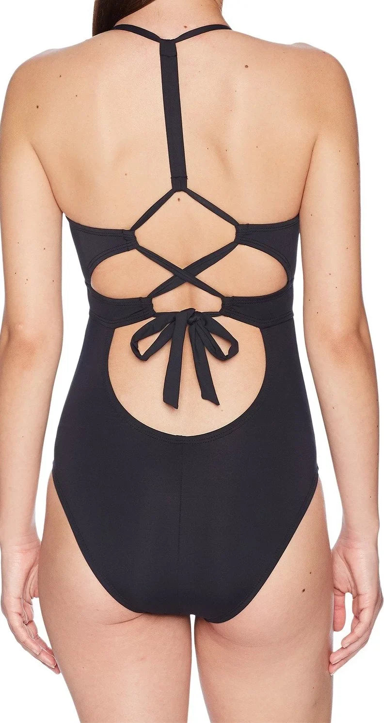 Carve Designs Women's Dahlia One Piece, Black, Small