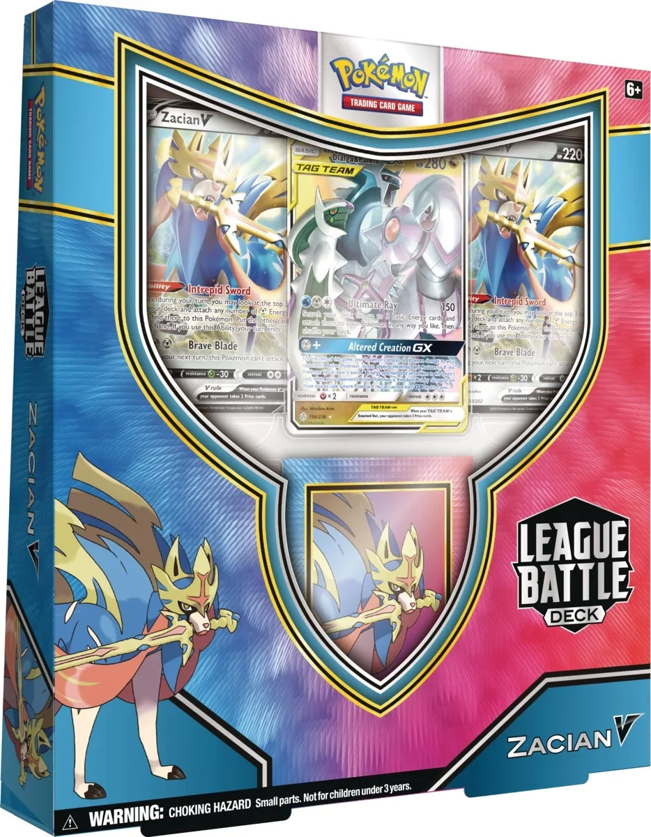 Pokémon : Zacian  League Battle Deck- 60-card deck 2 Pokémon  and 1   Pokémon-