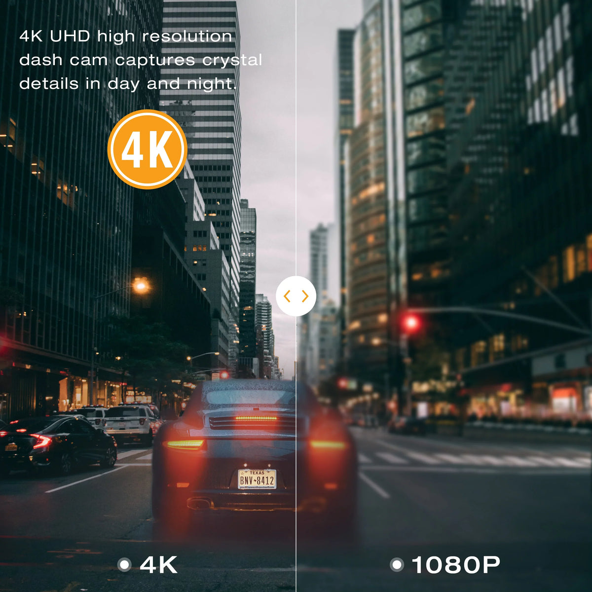 Campark Dual 1080 Dash Cam Front and Inside, 1.5"  Car Camera, Dash Camera for Cars with  Night Vision, Loop Recording, 170° Wide Angle, 24H Parking Monitor