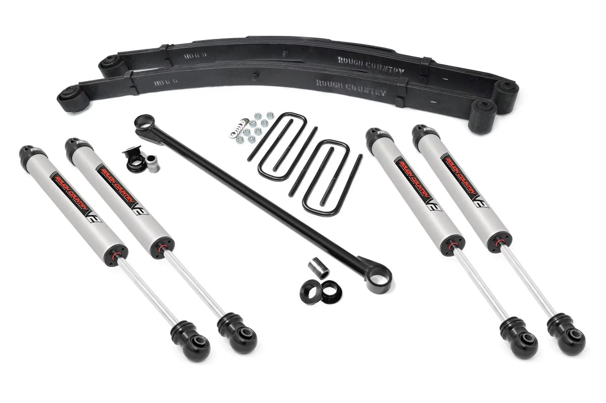 Rough Country 2.5" Leveling Kit w/ Shocks for 1999-2004 Super Duty 4WD - 48970